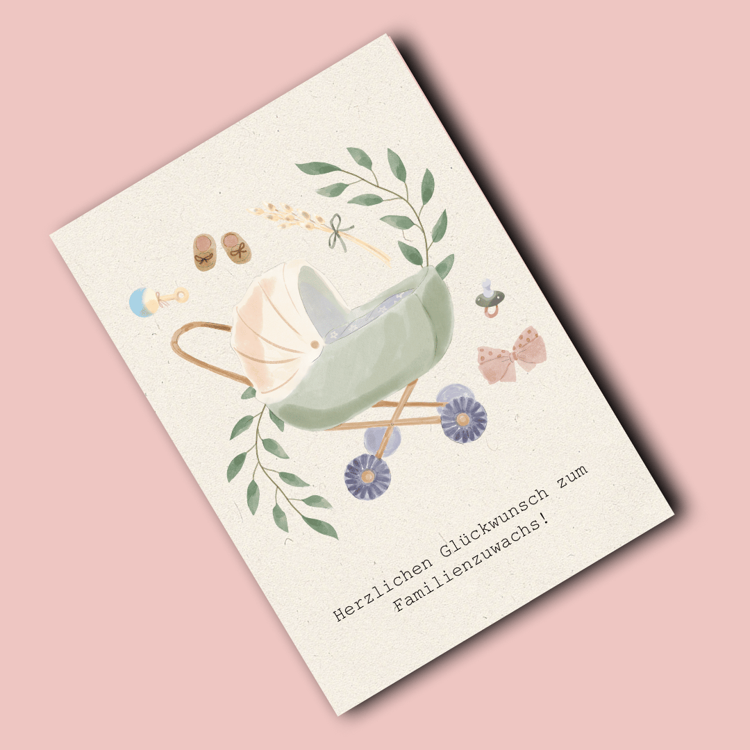 Klappkarte | Familienzuwachs