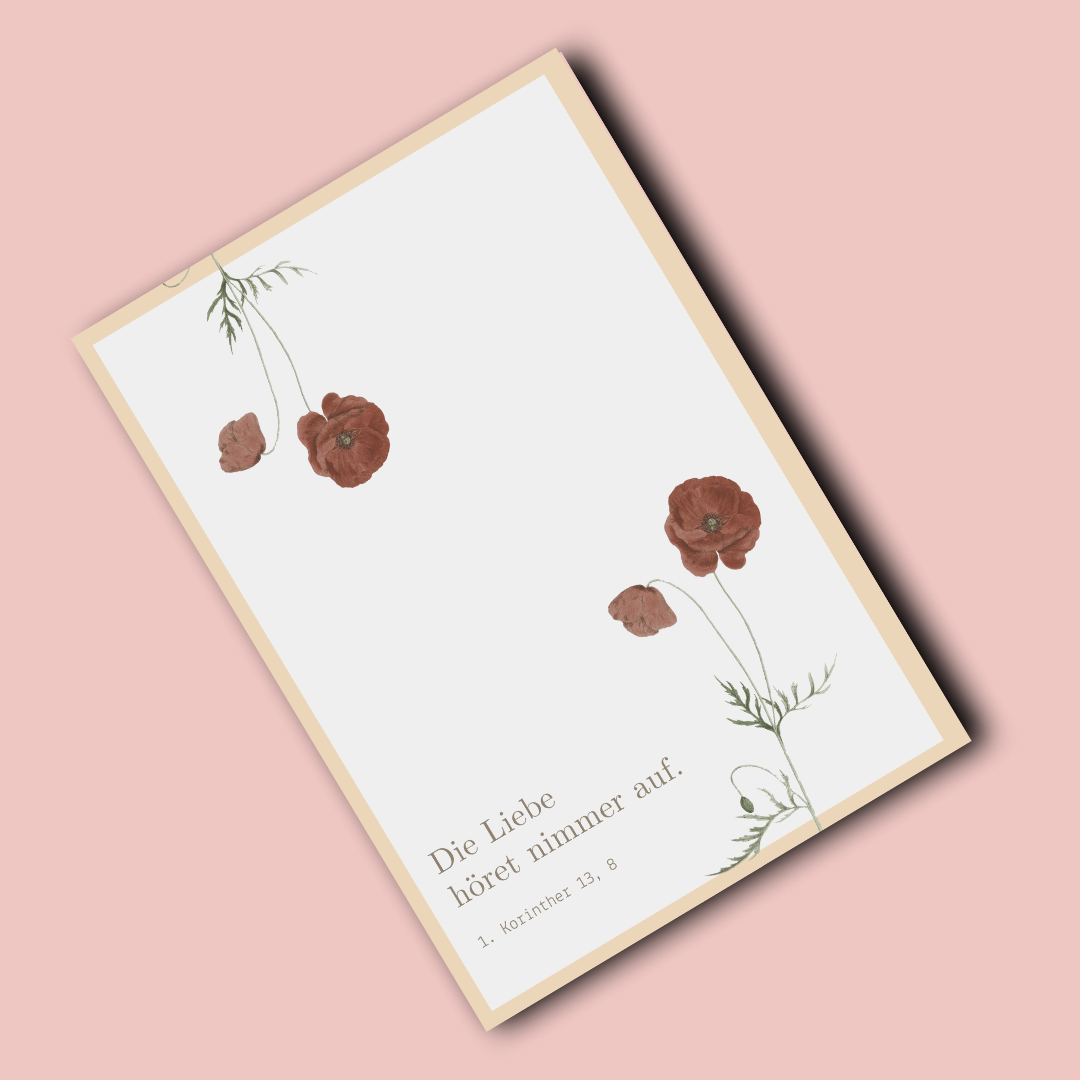 Klappkarte | Trauern ewige Liebe