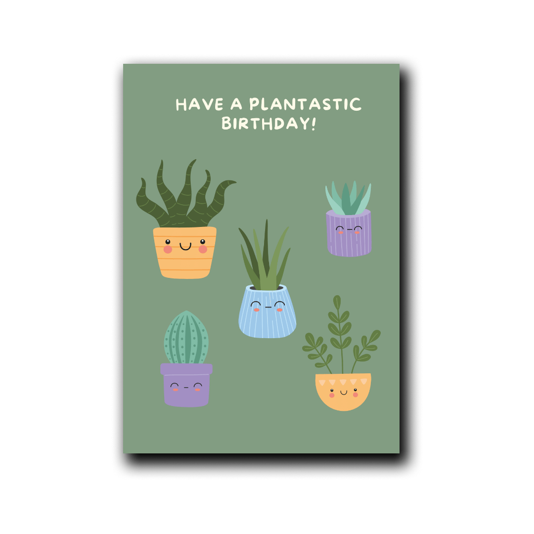Klappkarte | Plantastic Birthday