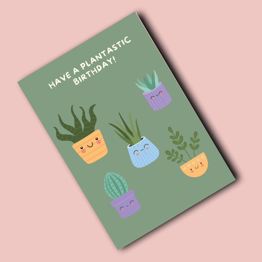 Klappkarte | Plantastic Birthday