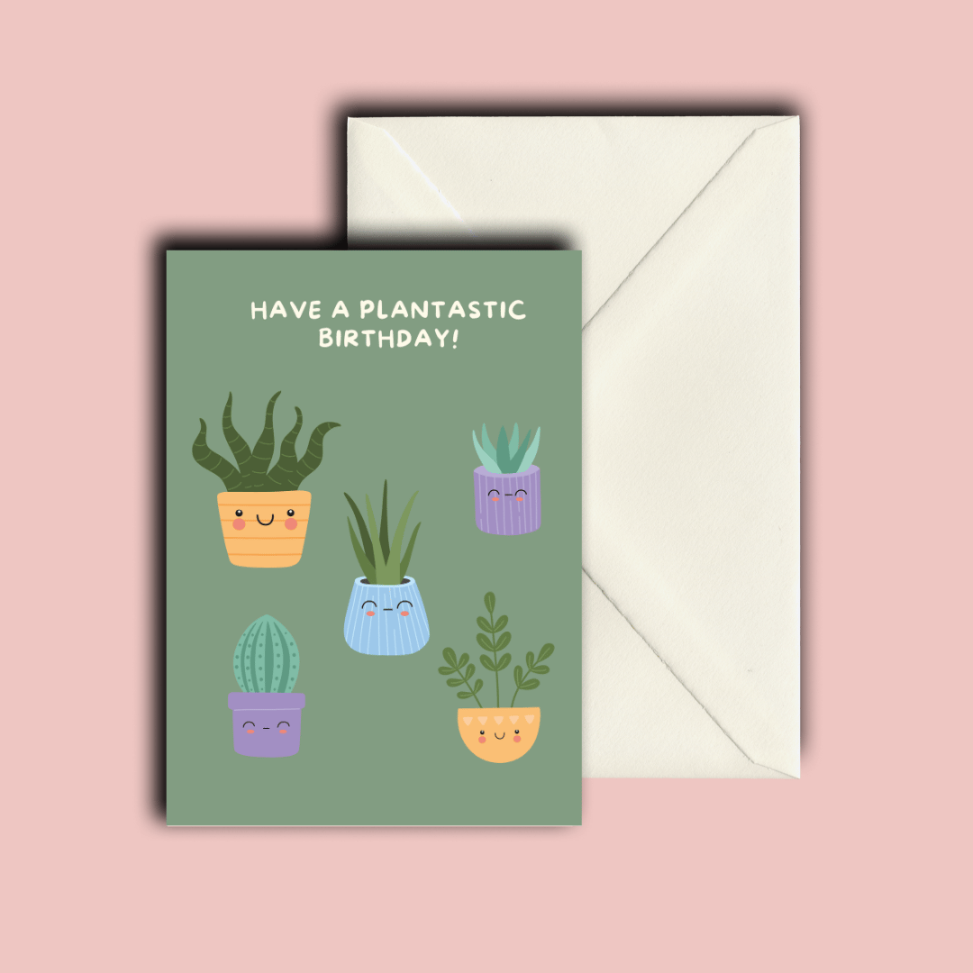 Klappkarte | Plantastic Birthday