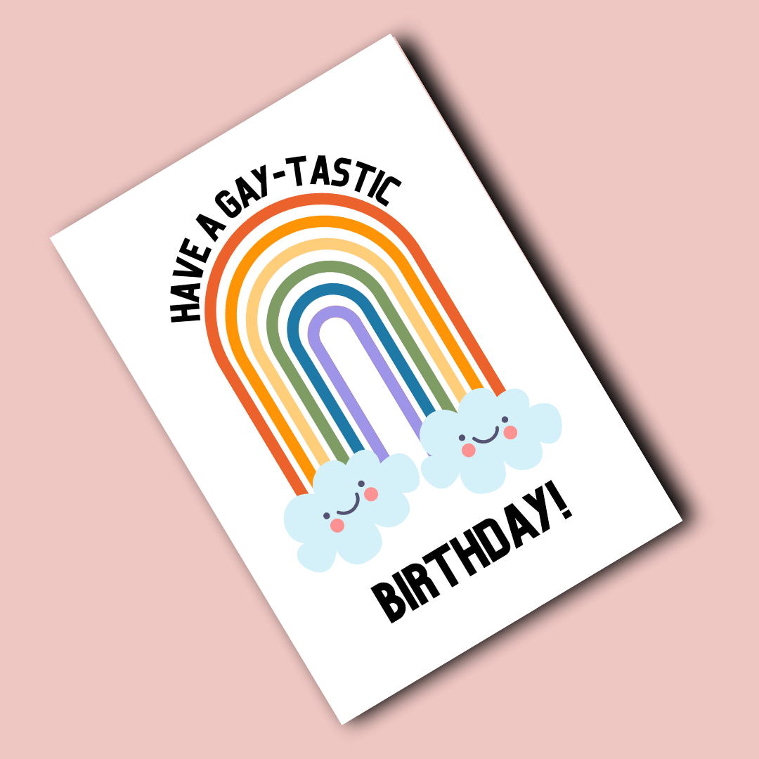Klappkarte | Gaytastic Birthday