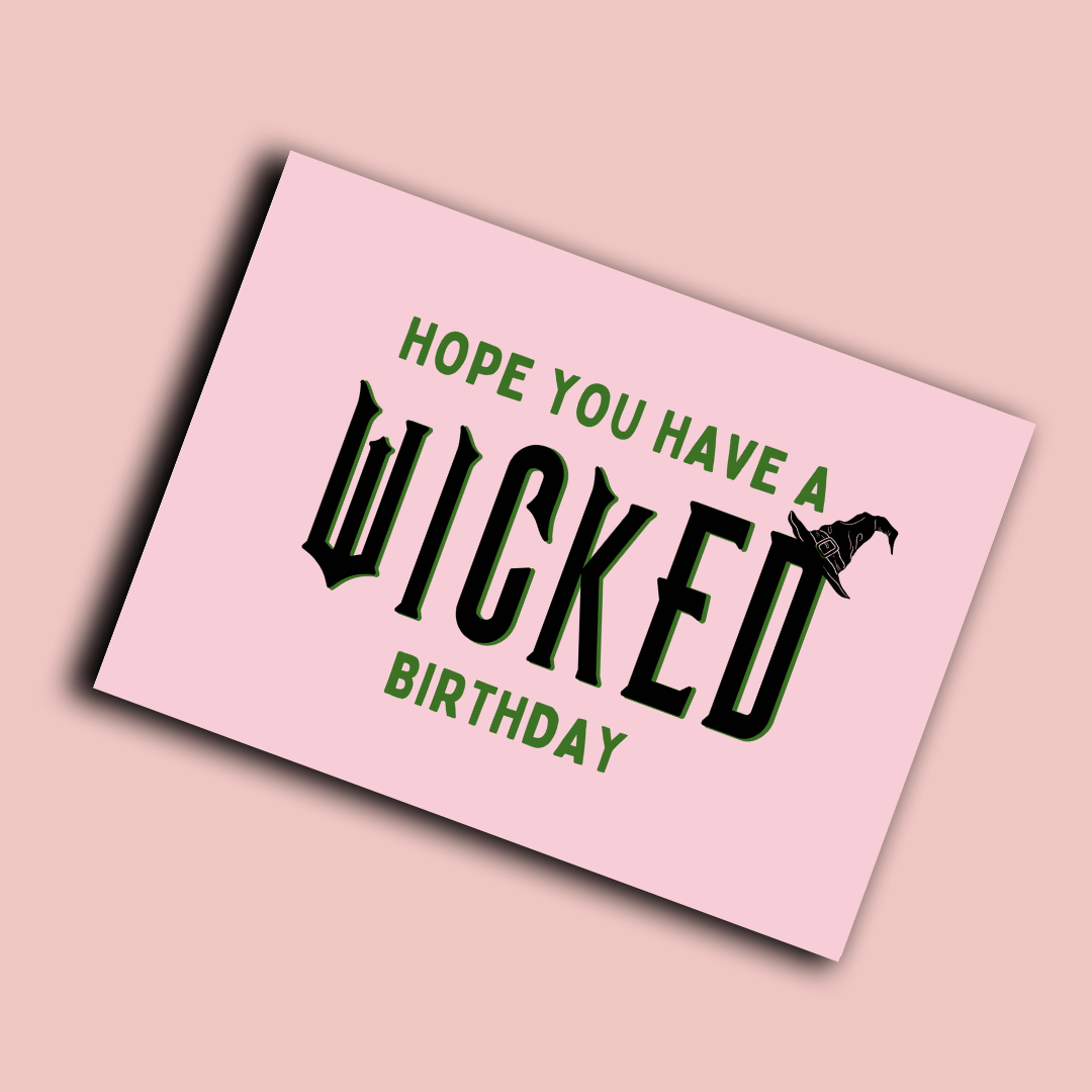 Klappkarte | Wicked Birthday