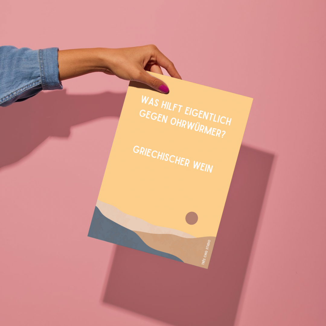 Poster - Griechischer Wein