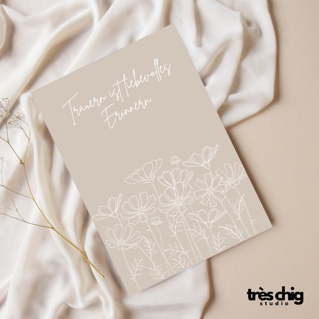 liebevolles Erinnern | Postkarte