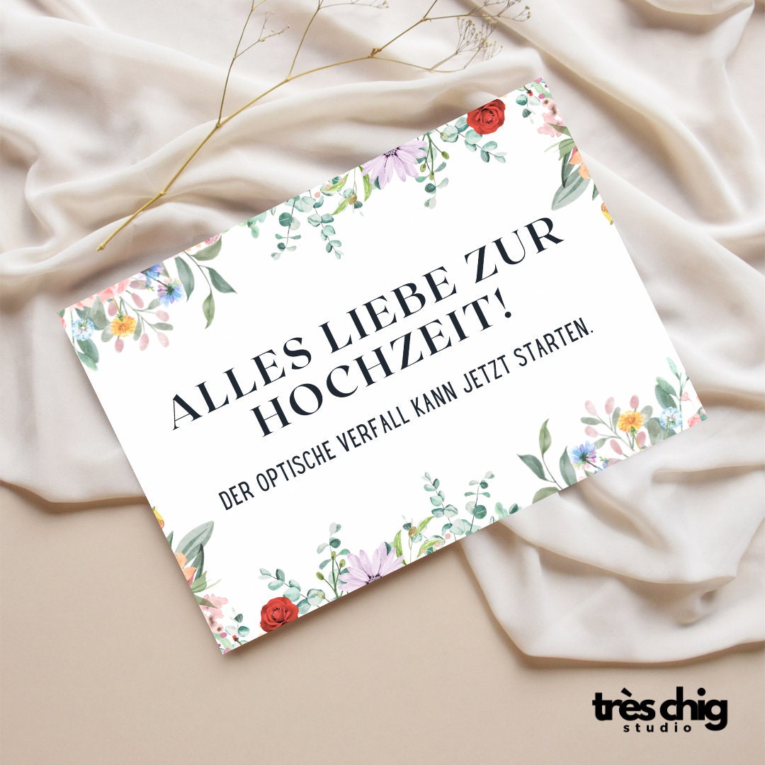 Der optische verfall kann starten | Postkarte