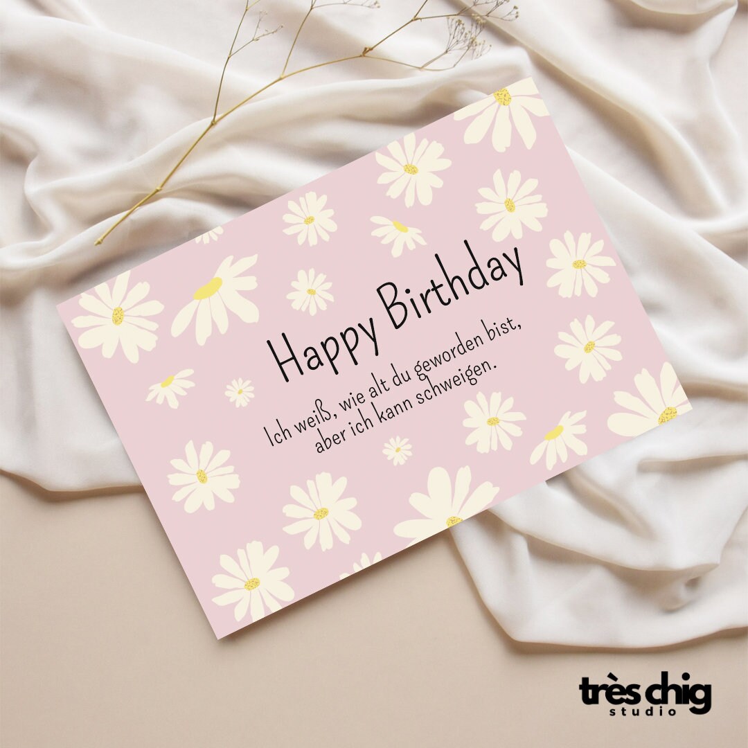 Ich kann schweigen Geburtstag | Postkarte