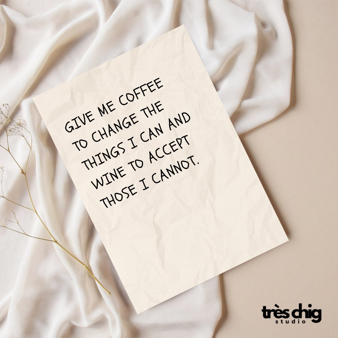 Coffee And Wine | Postkarte