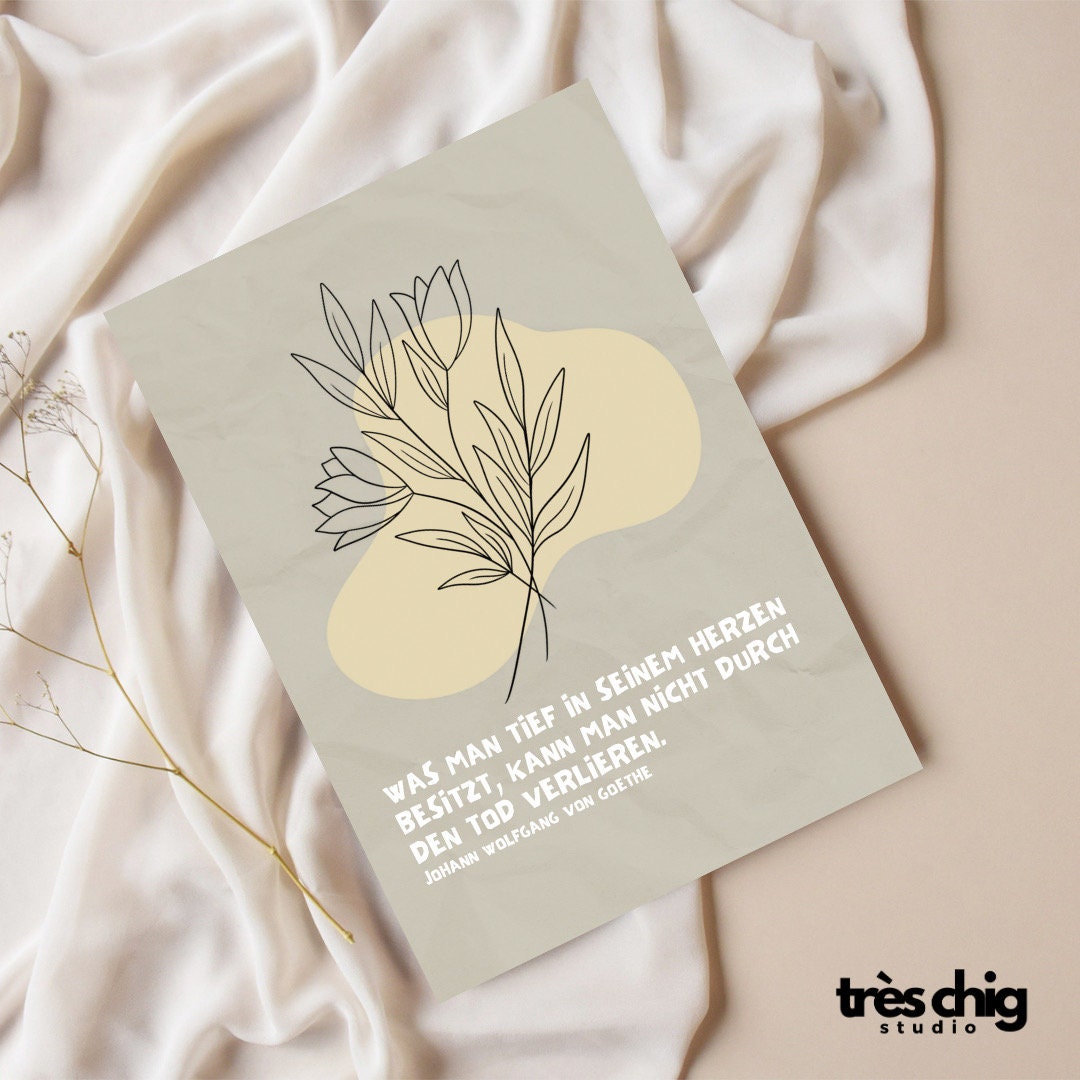 Tief im Herzen | Postkarte