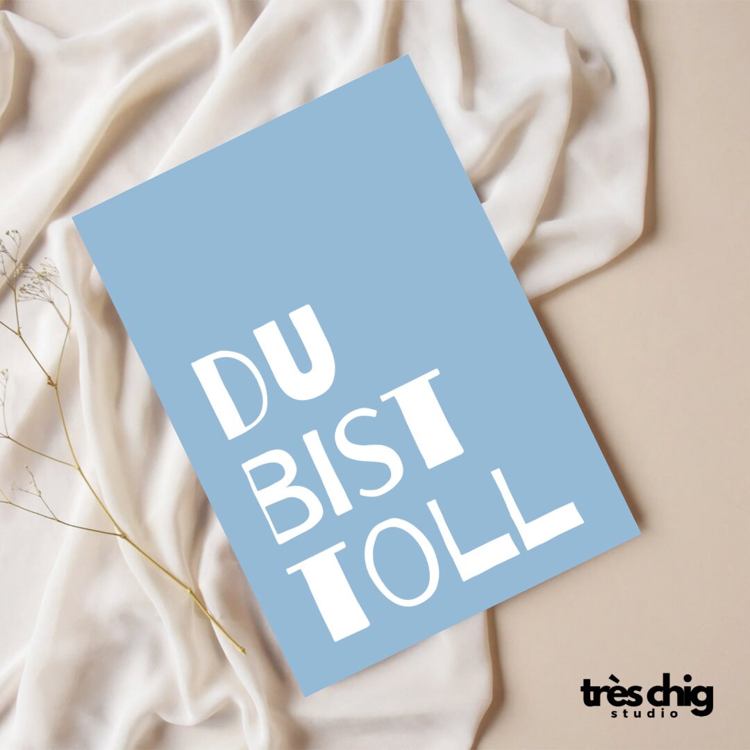 Du bist toll | Postkarte