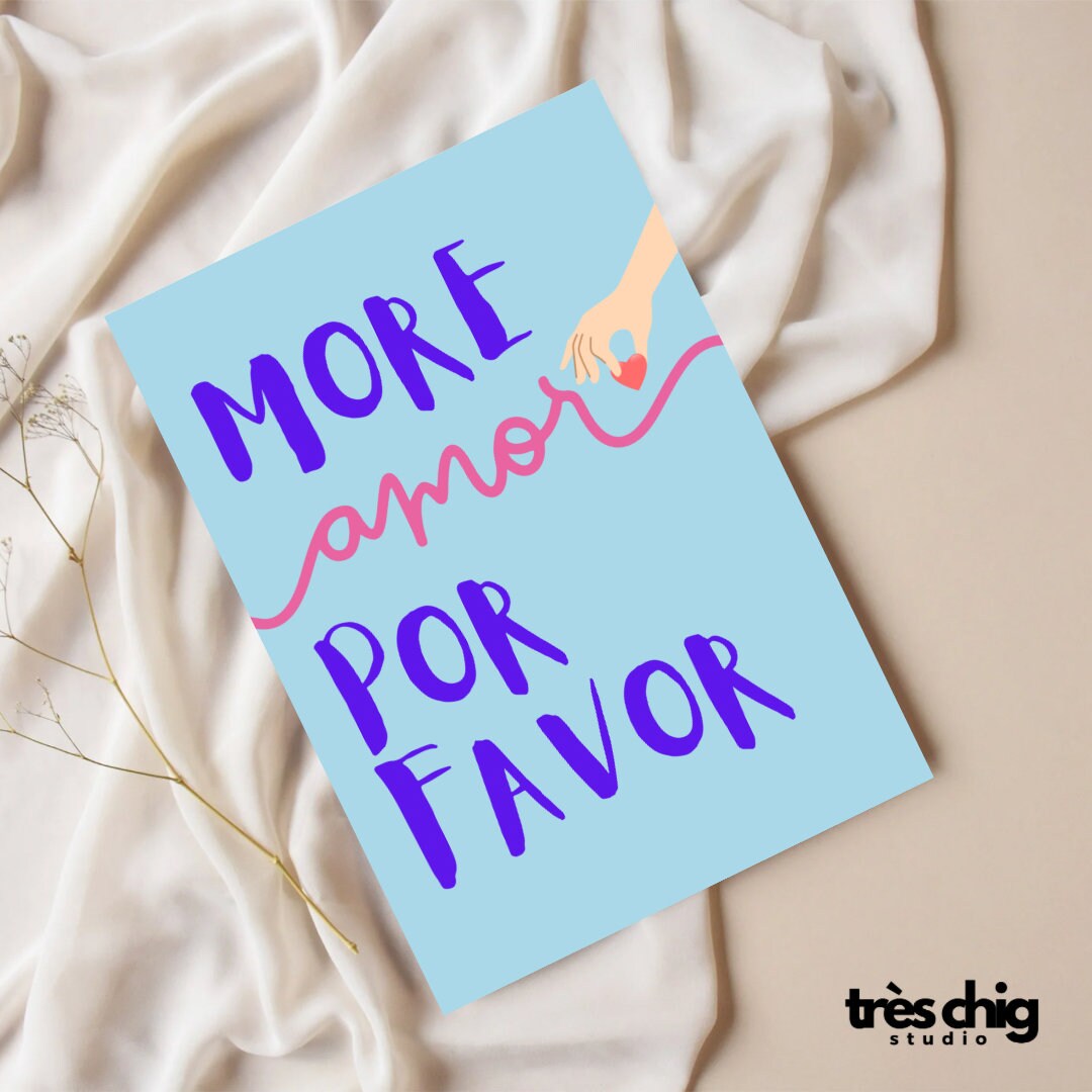 More Amor por favor | Postkarte