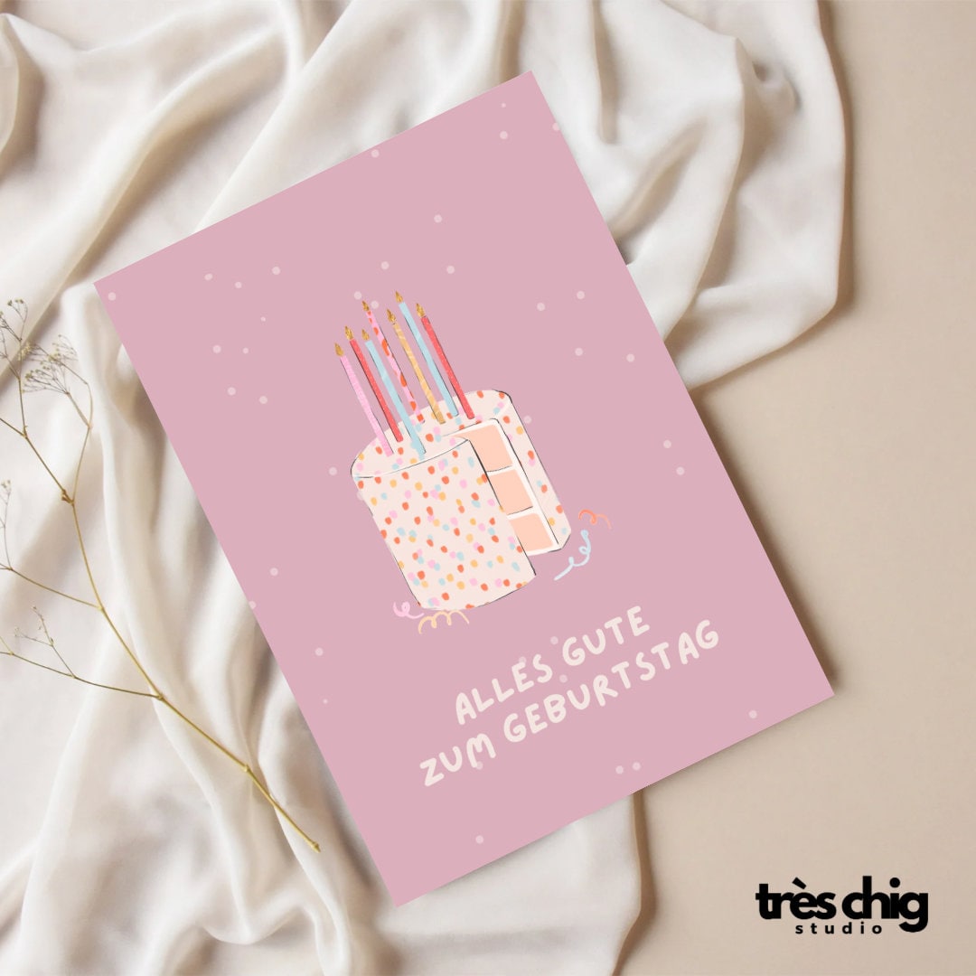 Alles gute zum Geburtstag | Postkarte