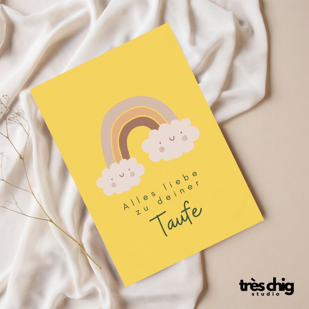 Alles liebe zu deiner Taufe | Postkarte