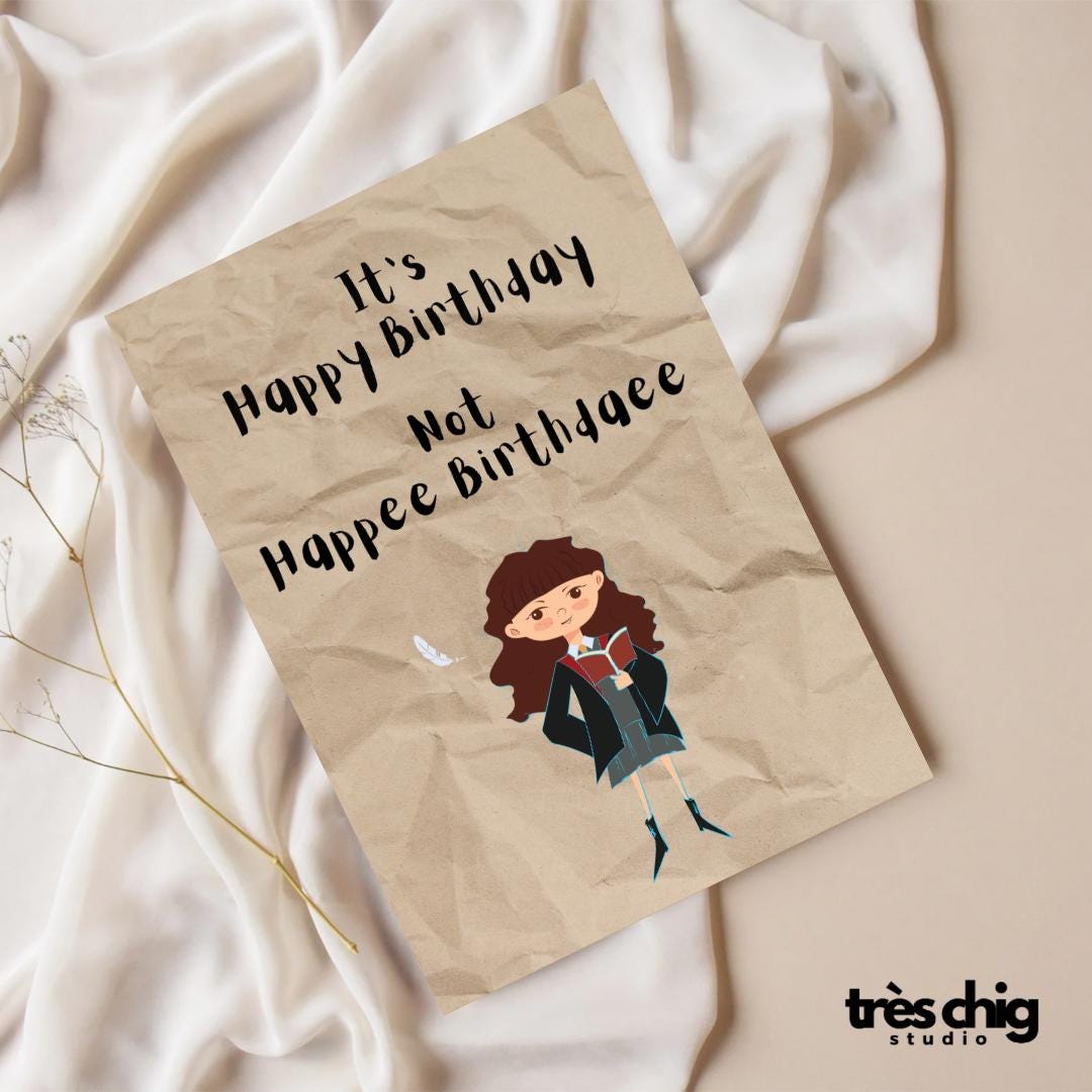 Happy Birthday Hermine | Postkarte