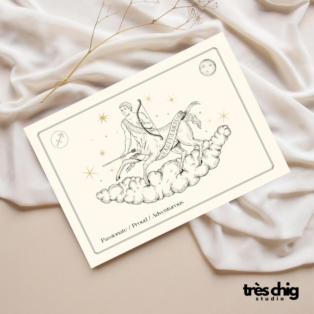 Schütze Sternzeichen | Postkarte