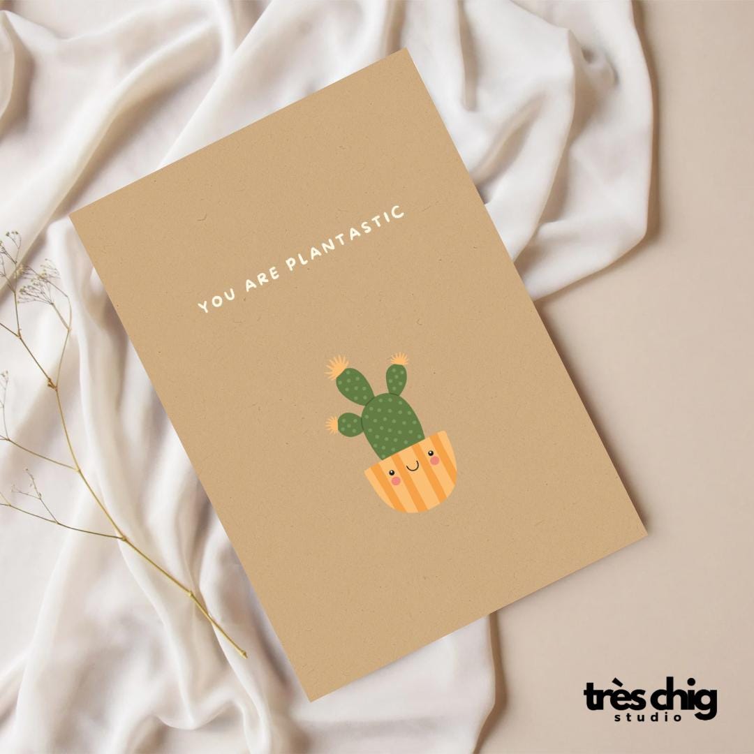 you are Plantastic | Postkarte