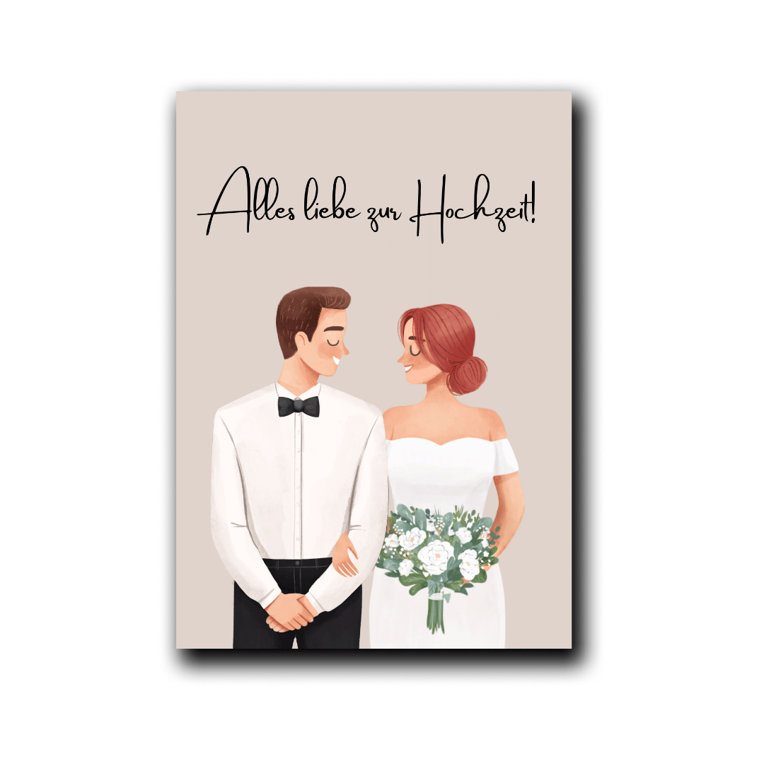 Folded Card | Wedding Couple