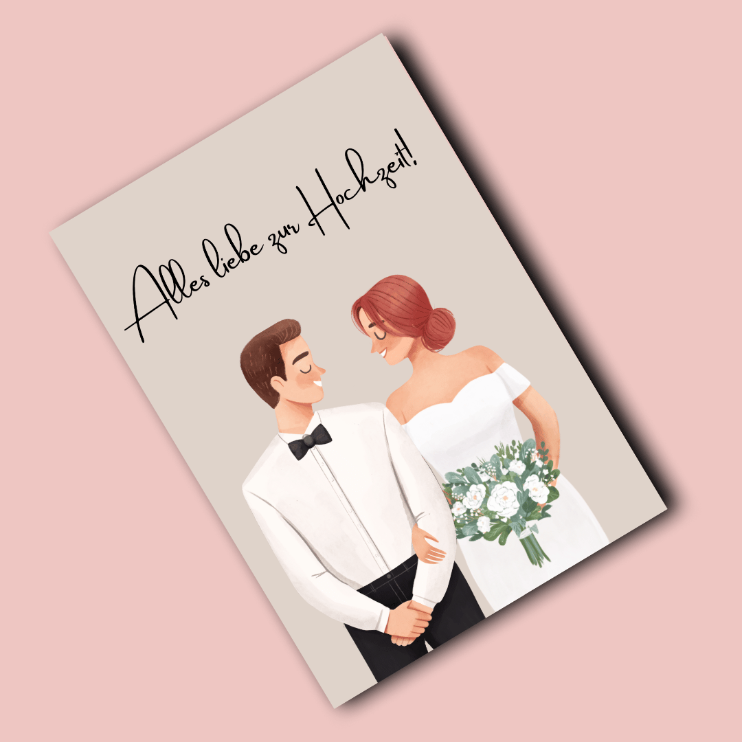 Folded Card | Wedding Couple