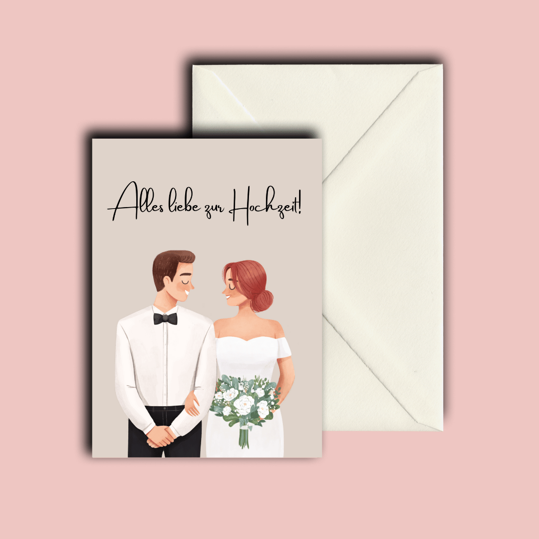Folded Card | Wedding Couple