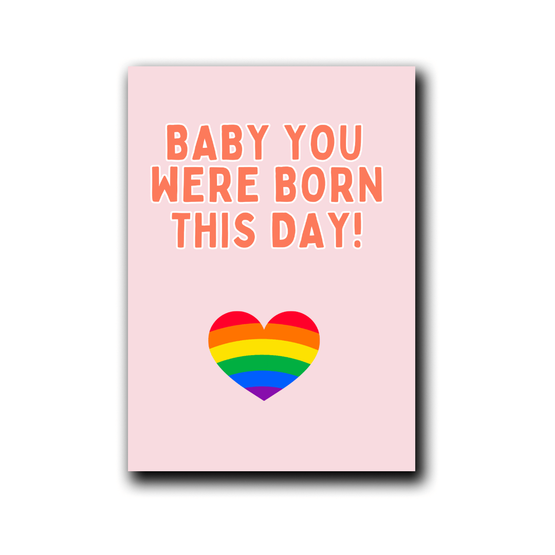 Folded Card | Born this Day