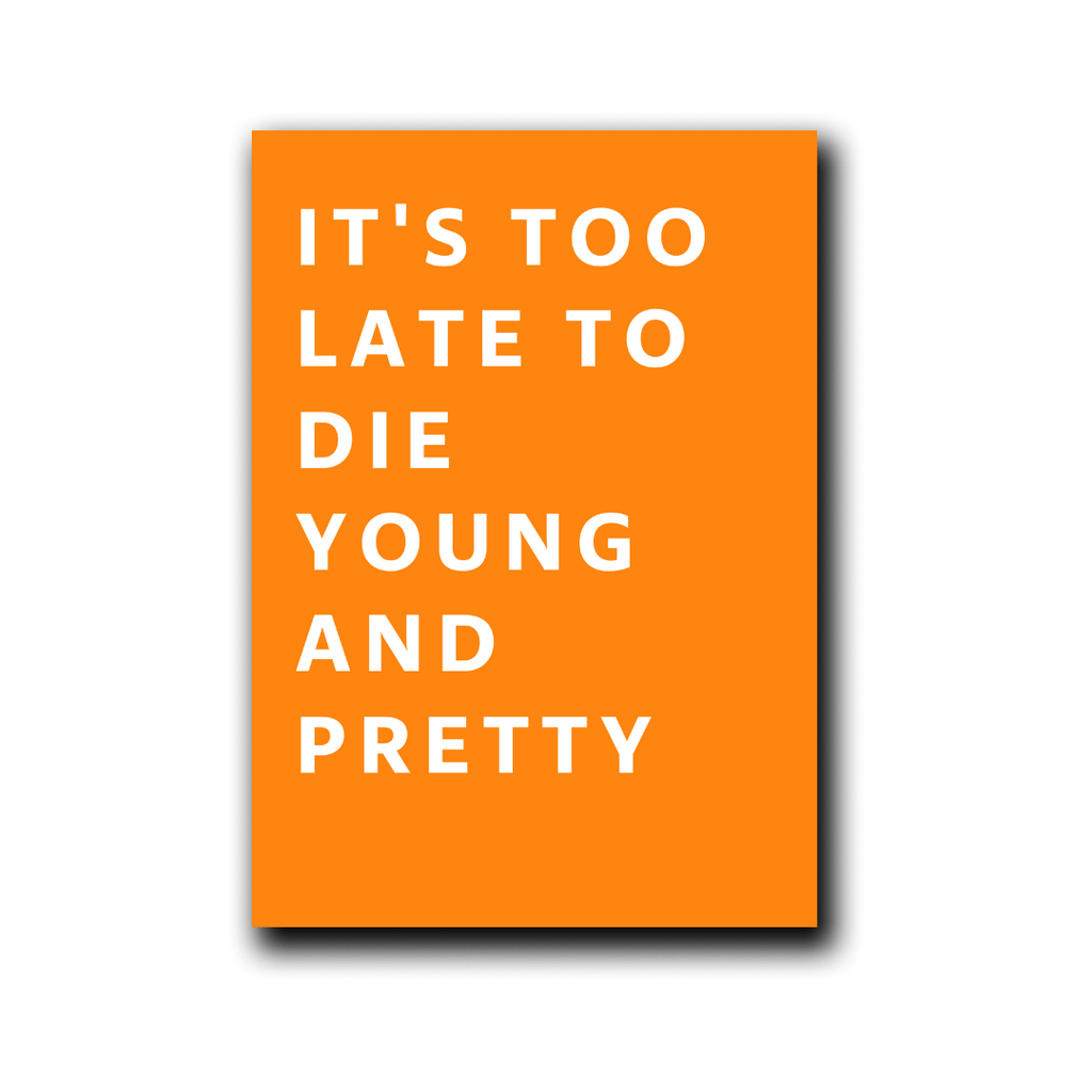 Folding card | young and pretty