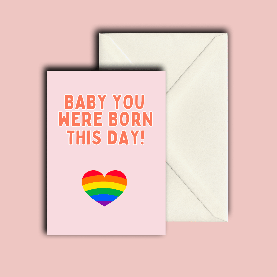 Folded Card | Born this Day