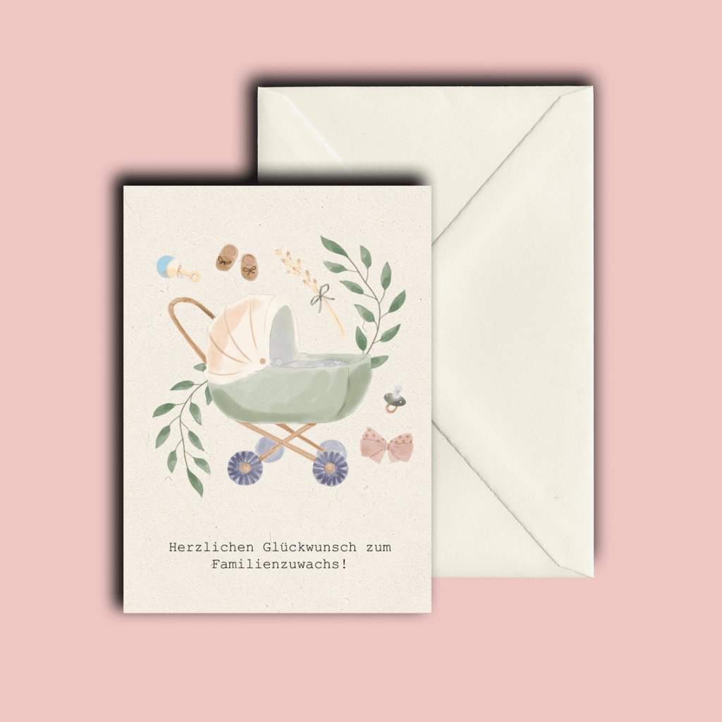 Folded card | New Baby