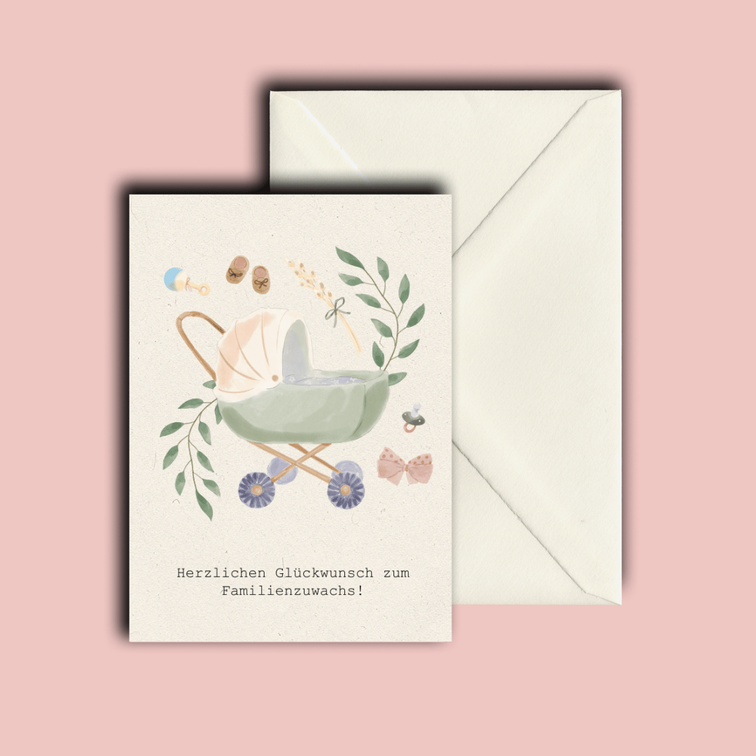 Folded card | New Baby