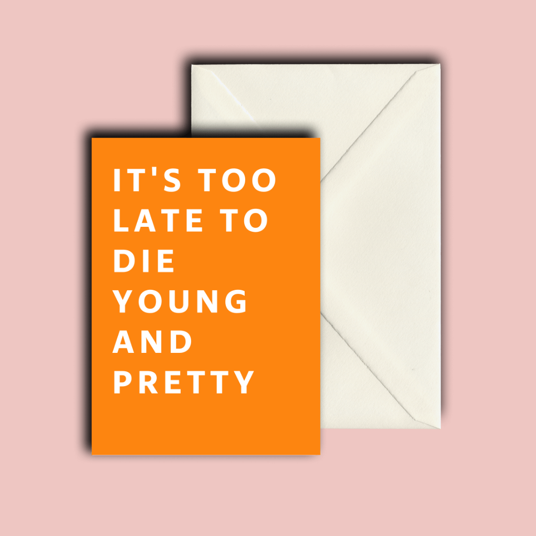 Folding card | young and pretty