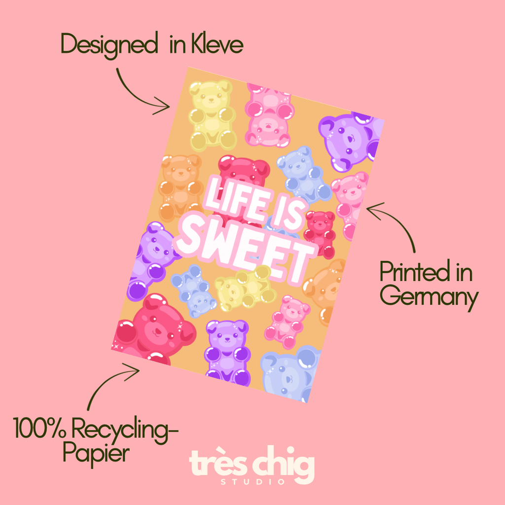 Life is Sweet | Postkarte