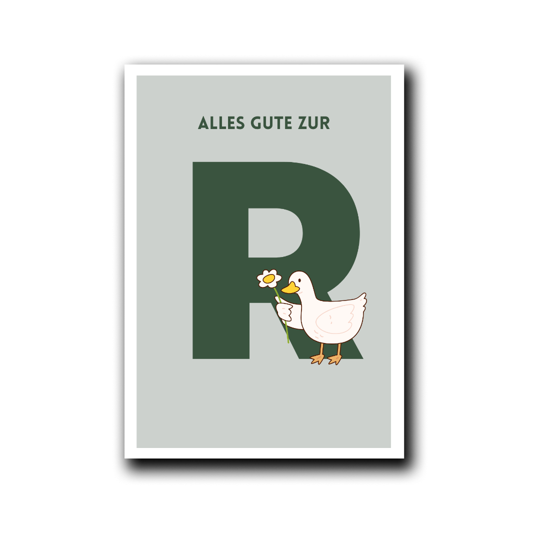 Folding Card | R-Duck