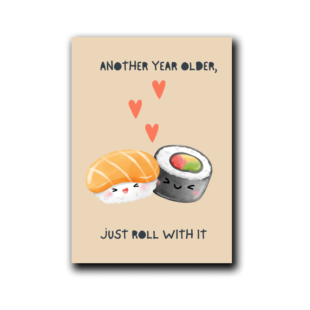 Folding Card | Sushi Birthday