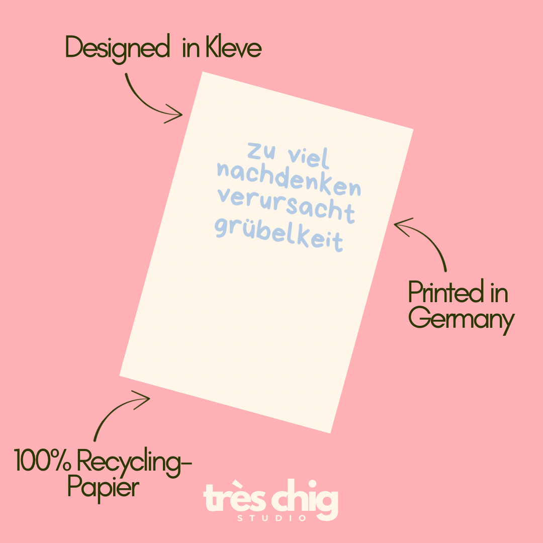 Grübelkeit | Postkarte