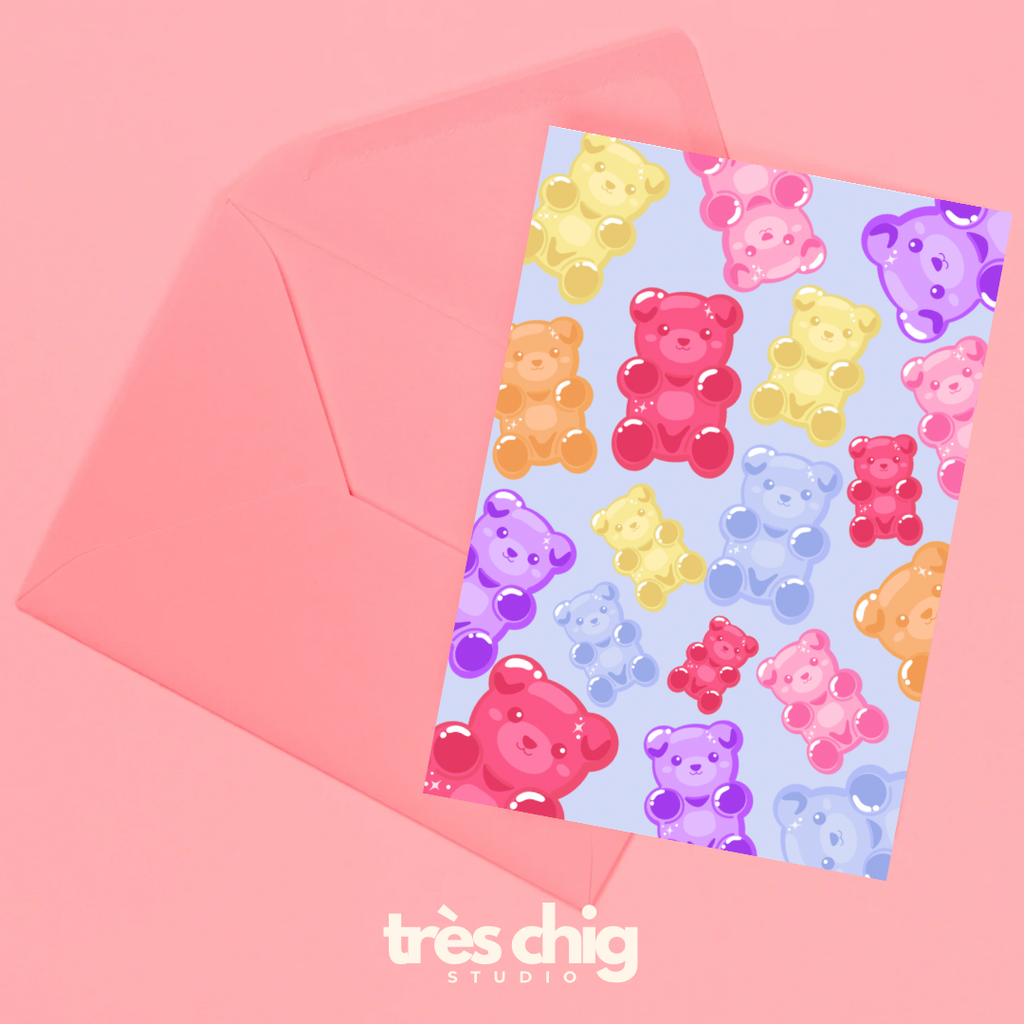 Gummibärchen | Postkarte