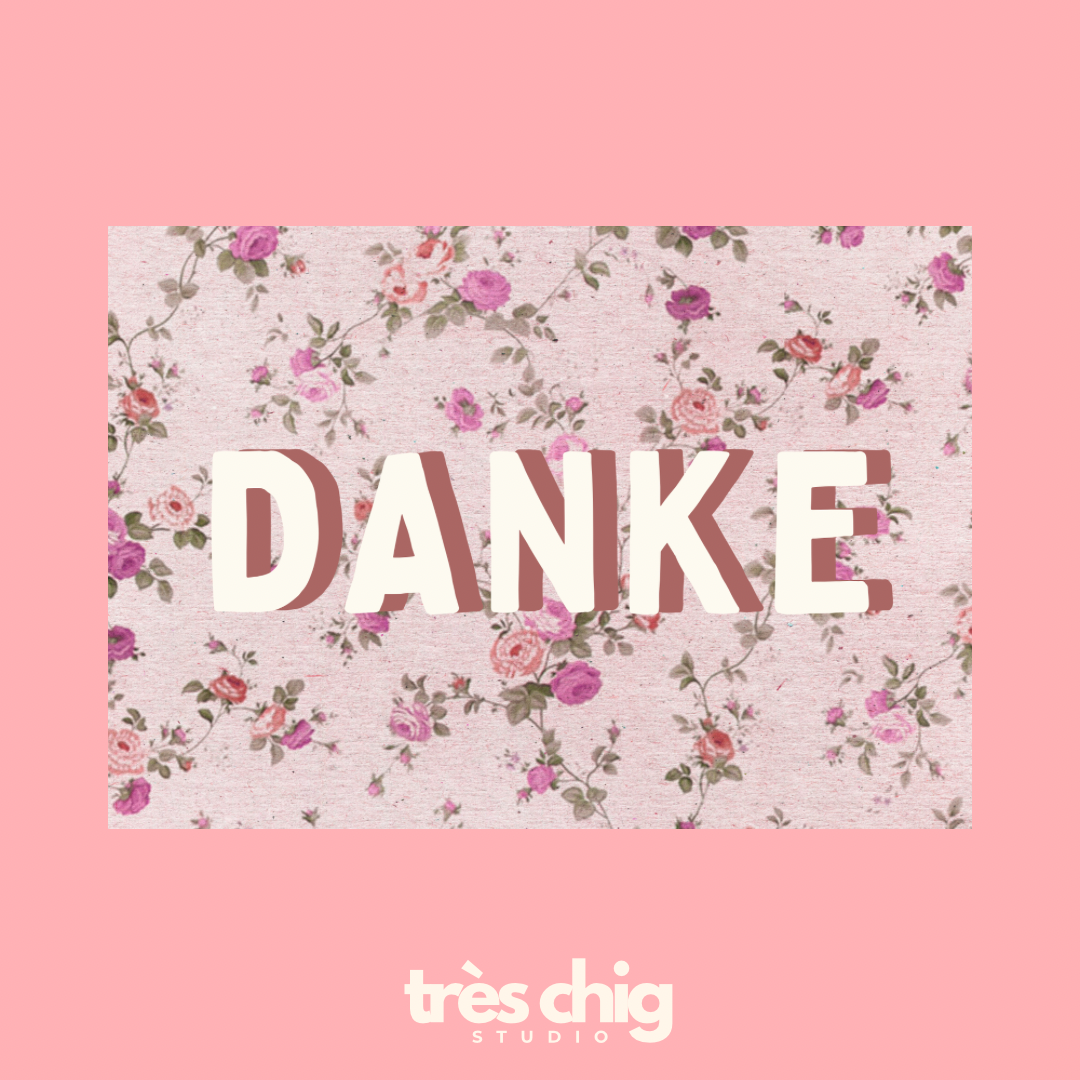 Danke Vintage | Postkarte