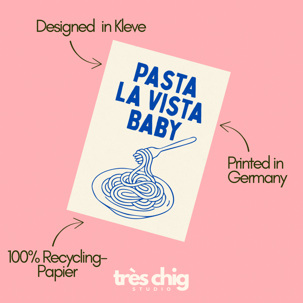 Pasta La Vista Baby | Postkarte