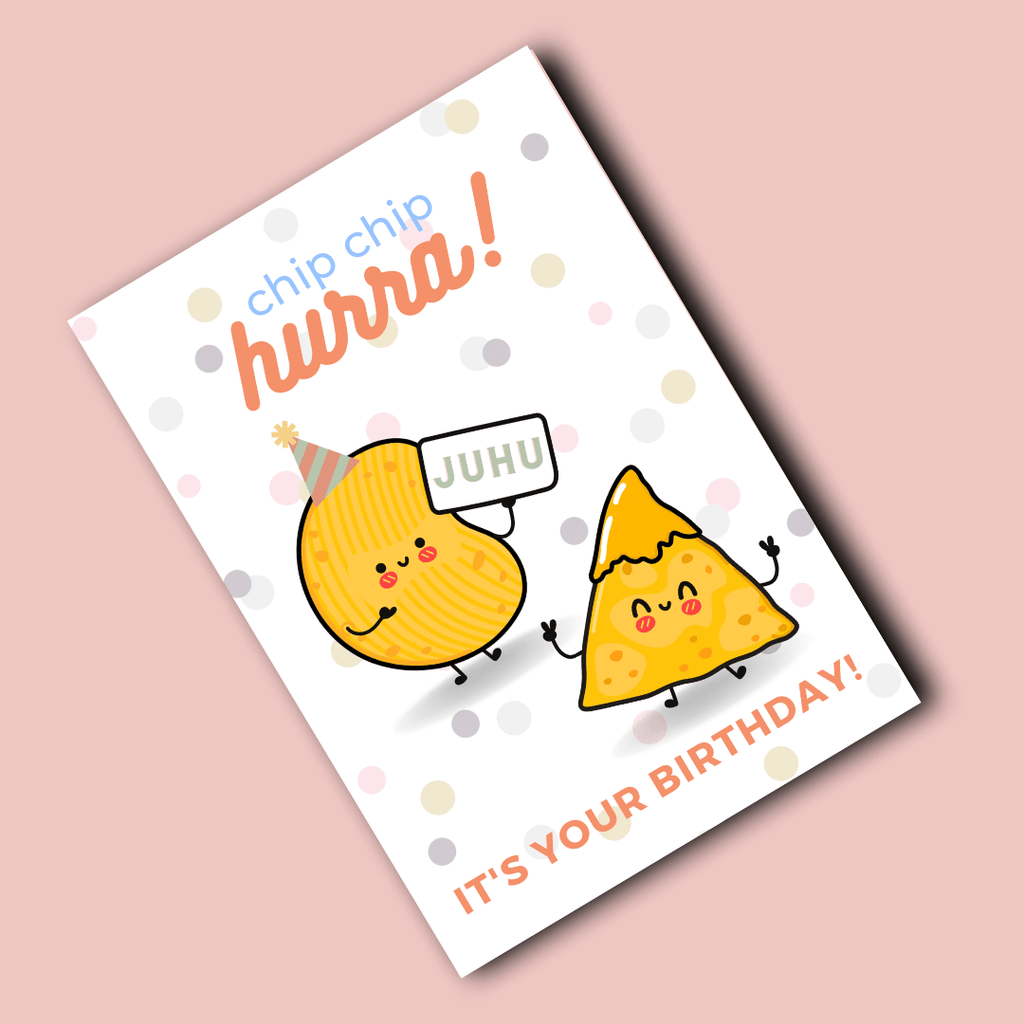 Folded Card | Hip Hip Hooray