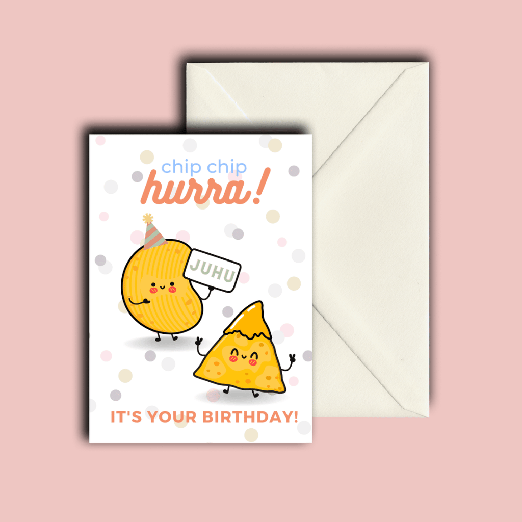 Folded Card | Hip Hip Hooray