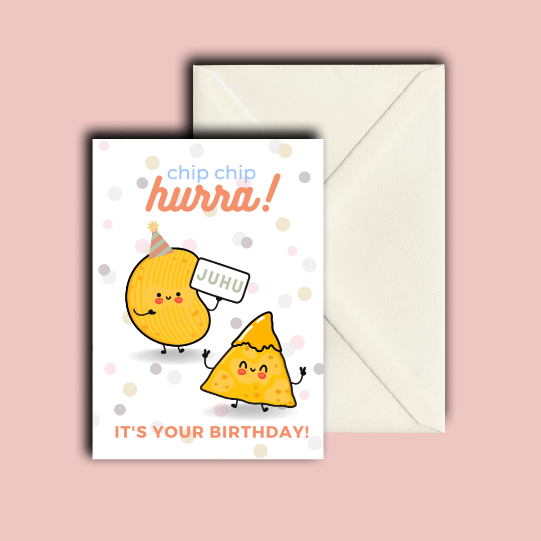 Folded Card | Hip Hip Hooray