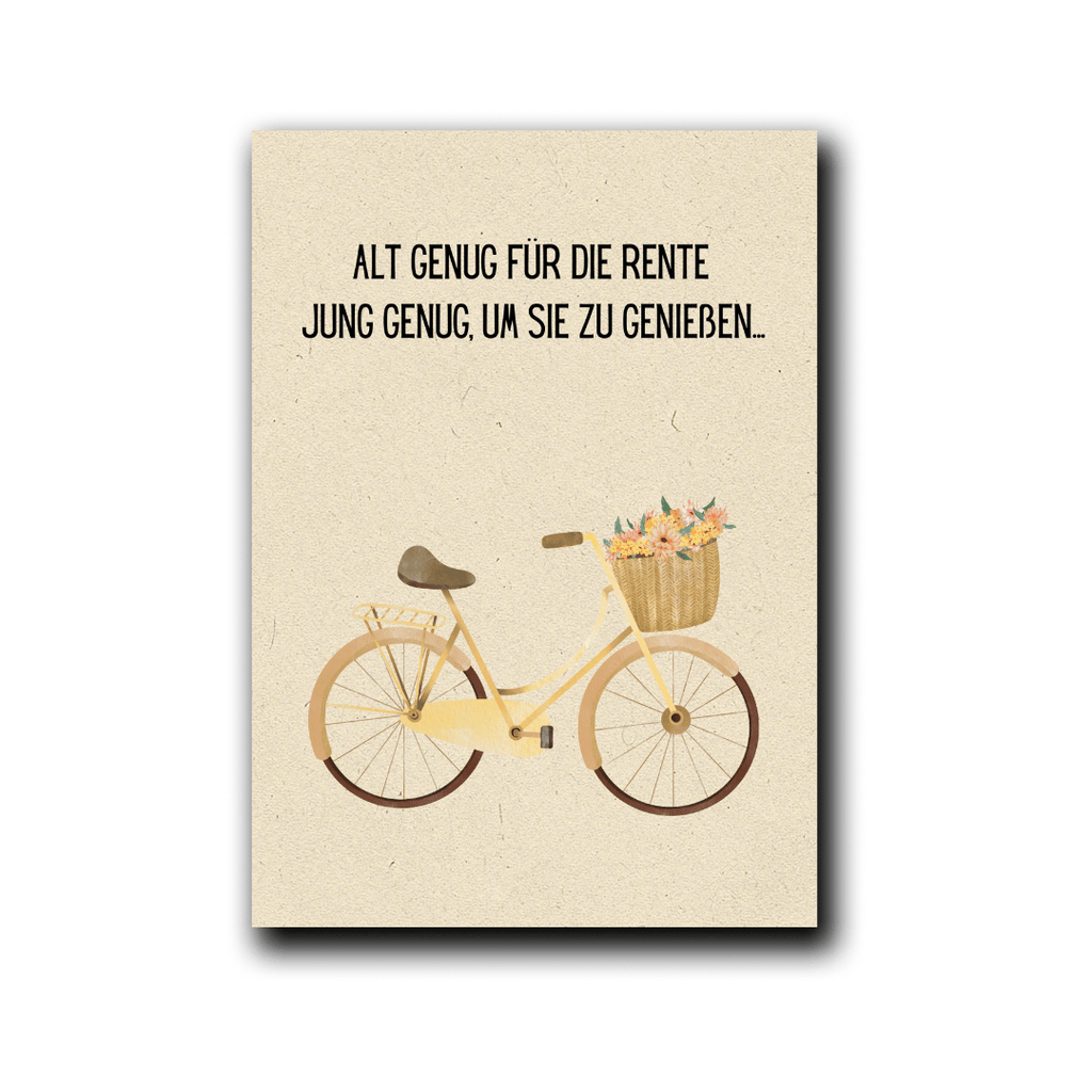 Folding card | Enjoy your retirement