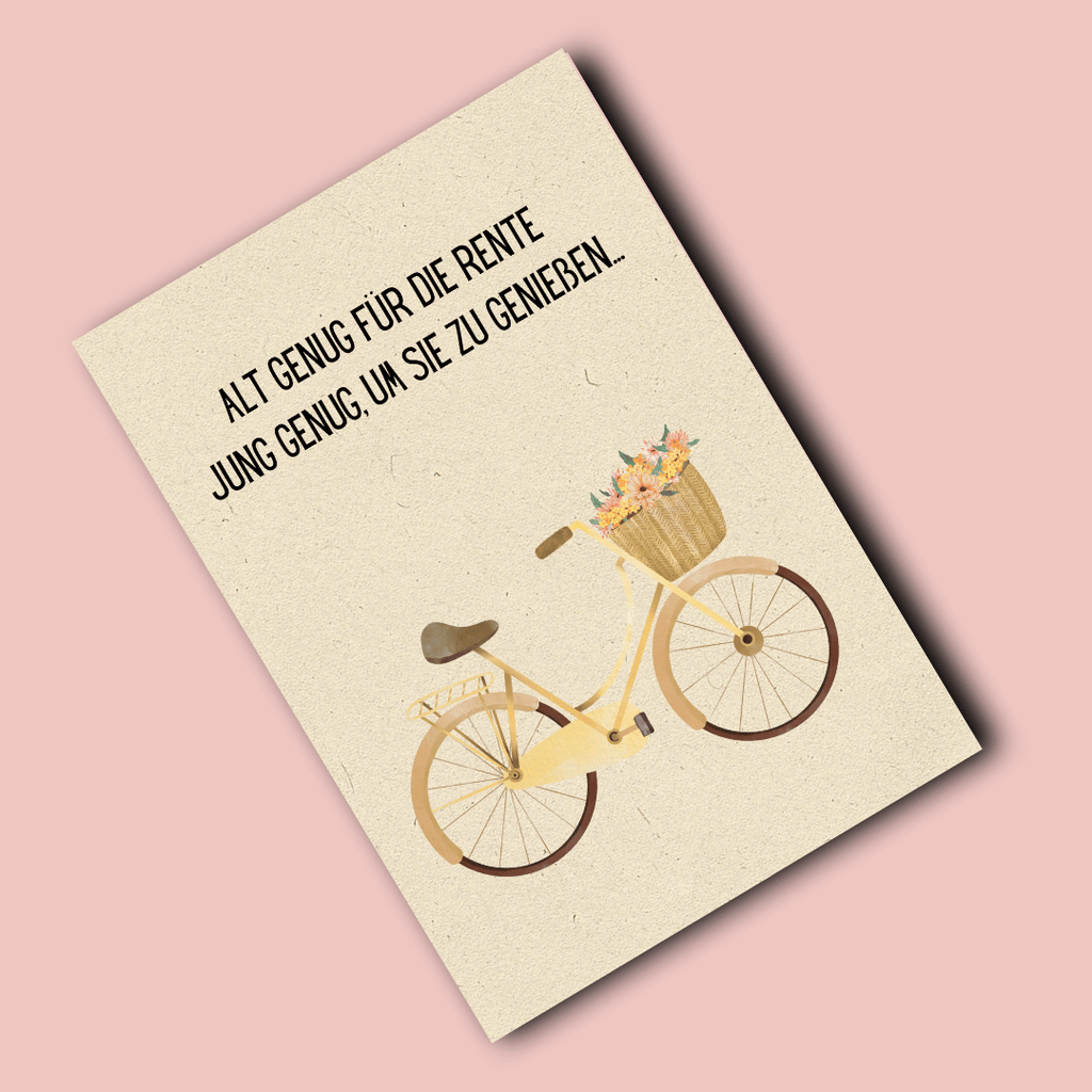 Folding card | Enjoy your retirement