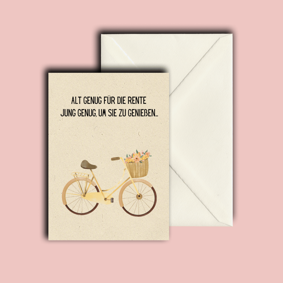 Folding card | Enjoy your retirement