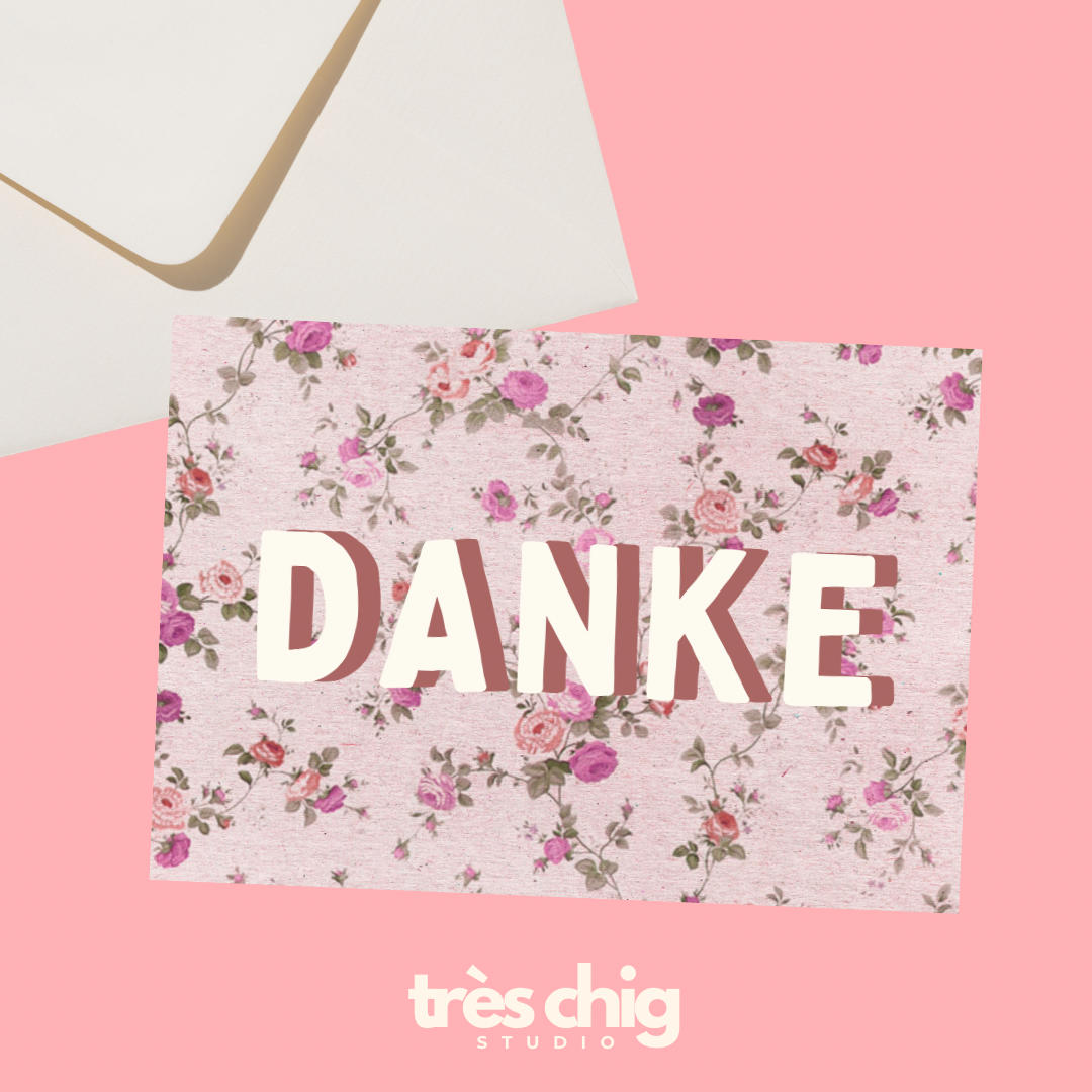 Danke Vintage | Postkarte