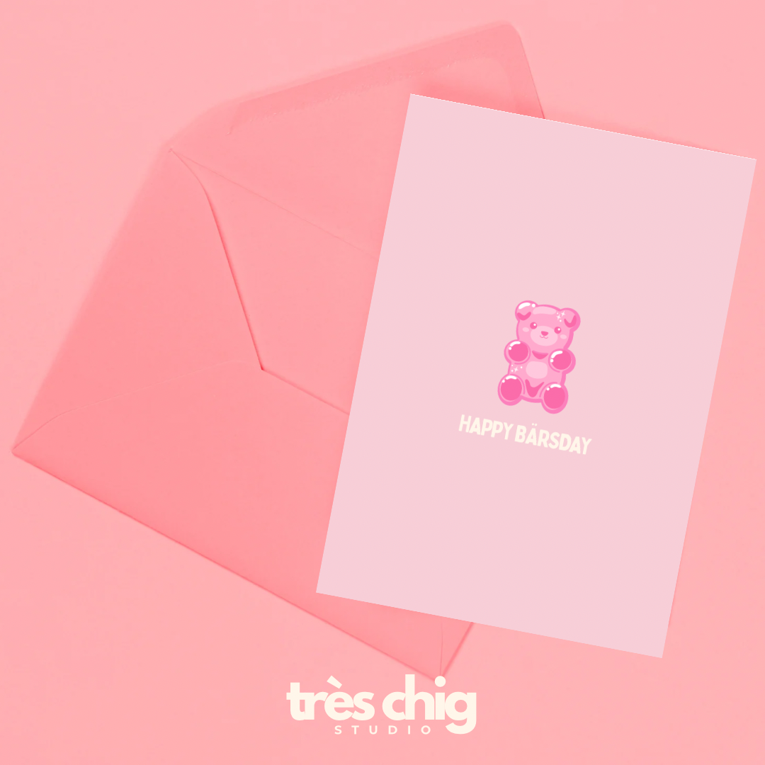 Happy Bärsday | Postkarte