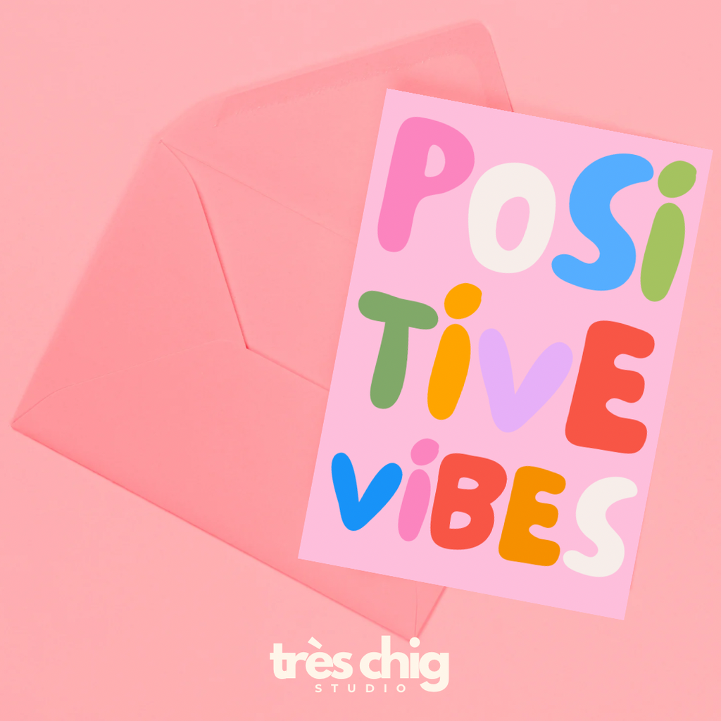 Positive Vibes | Postkarte