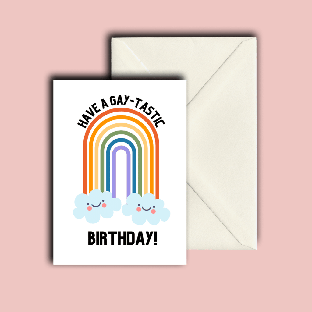 Folding Card | Gaytastic Birthday