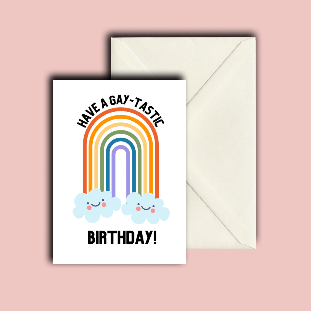 Folding Card | Gaytastic Birthday