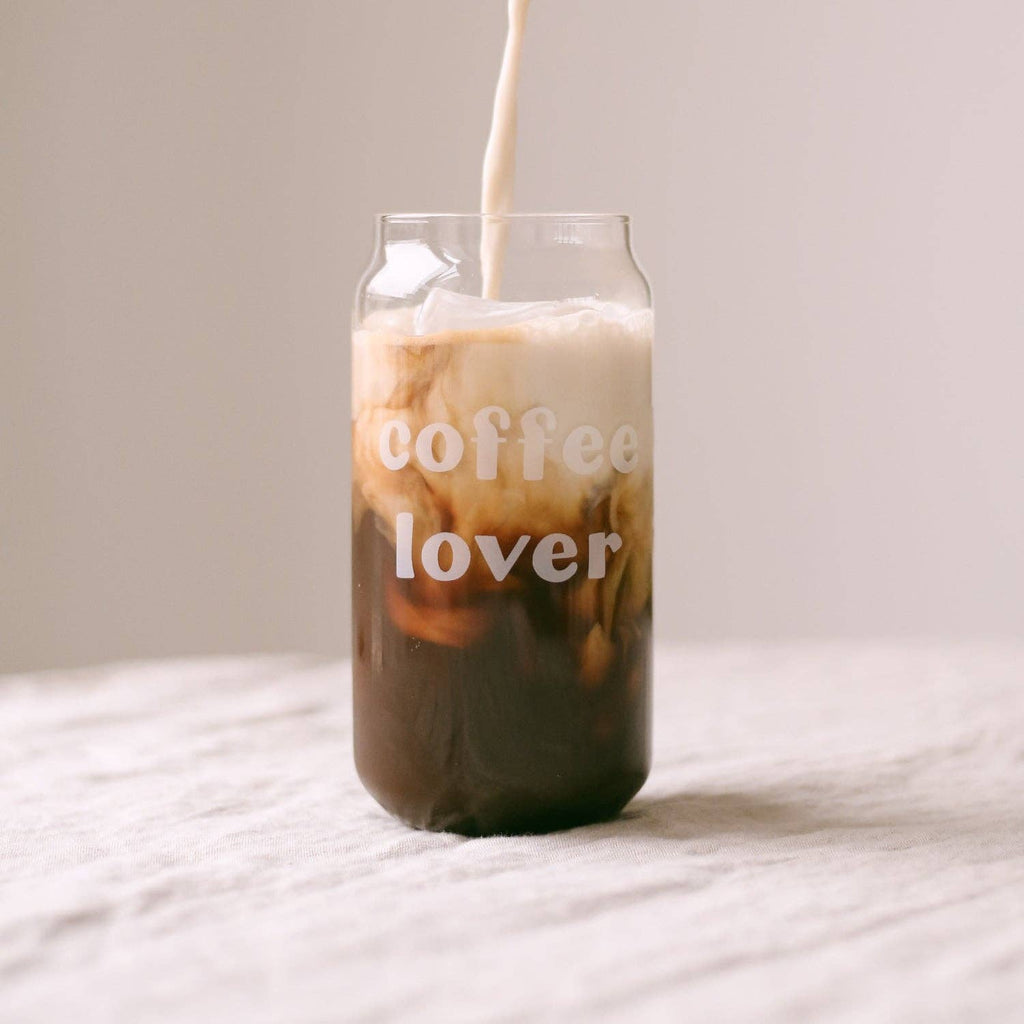 Coffee Lover | hohes Trinkglas