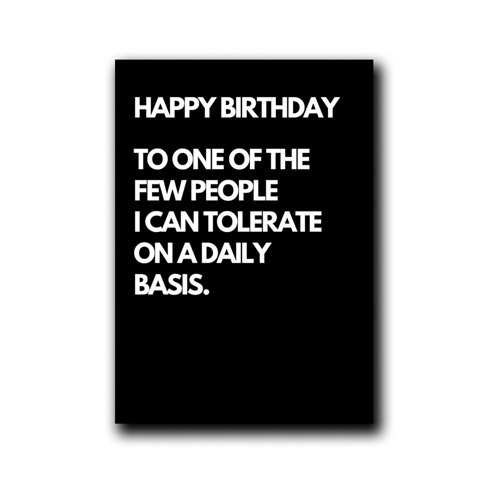 Folding Card | On a Daily Basis