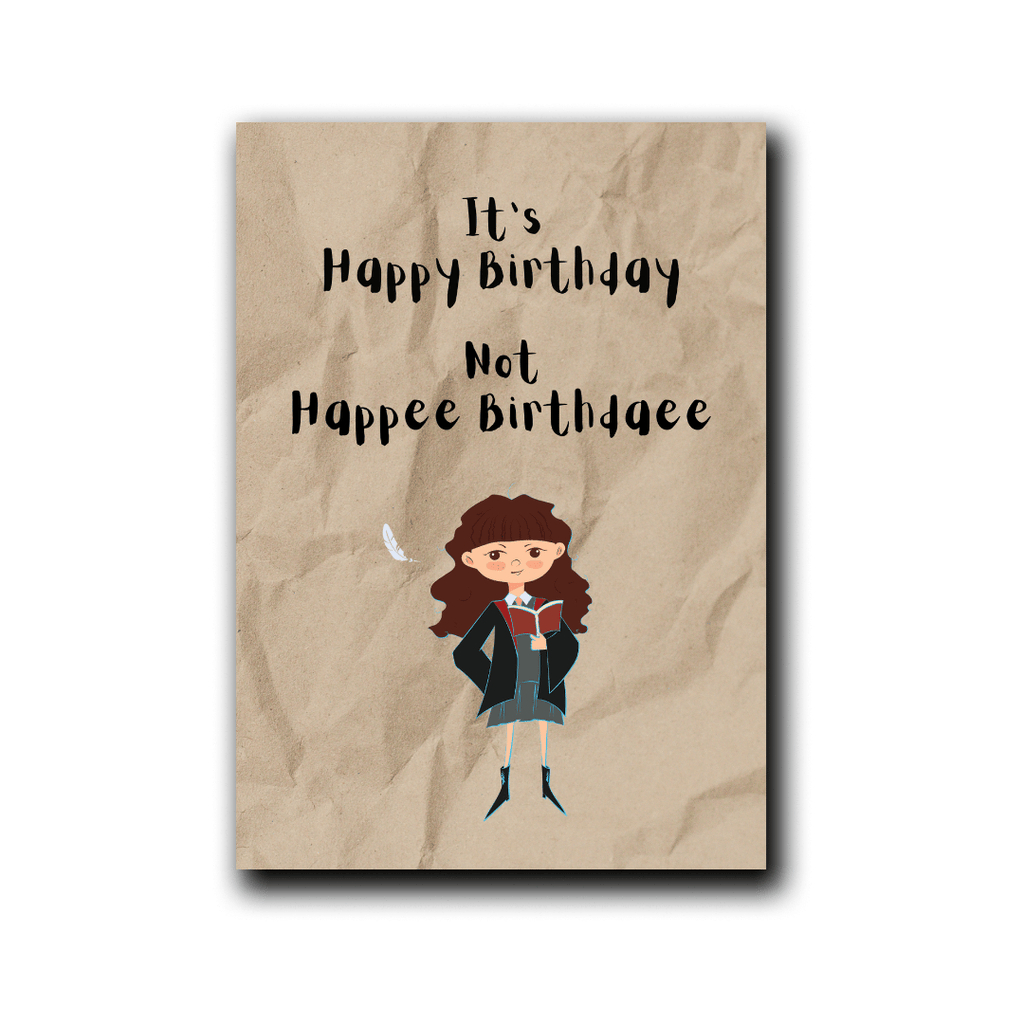 Folding card | Birthday Hermione